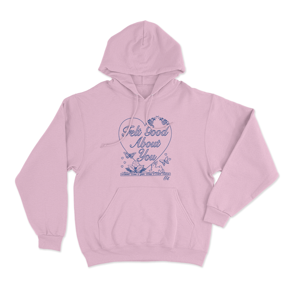 Felt Good About You Unisex Hoodie Pink Felt Good About You Unisex Hoodie Pink