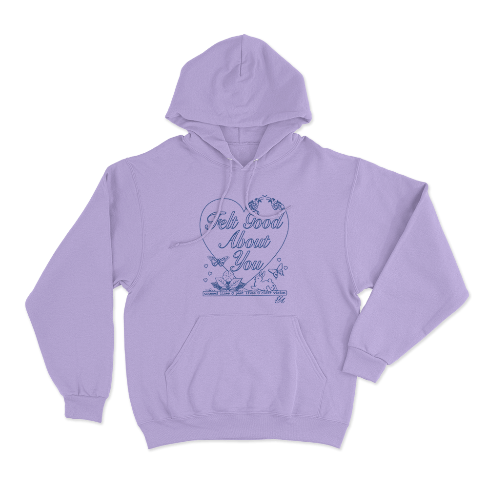 Felt Good About You Unisex Hoodie Purple Felt Good About You Unisex Hoodie Purple