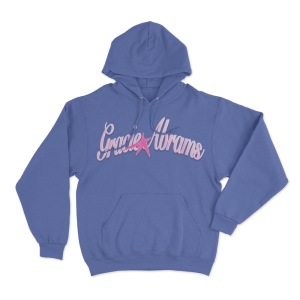 Gracie Abrams Pink Star Unisex Hoodie Blue