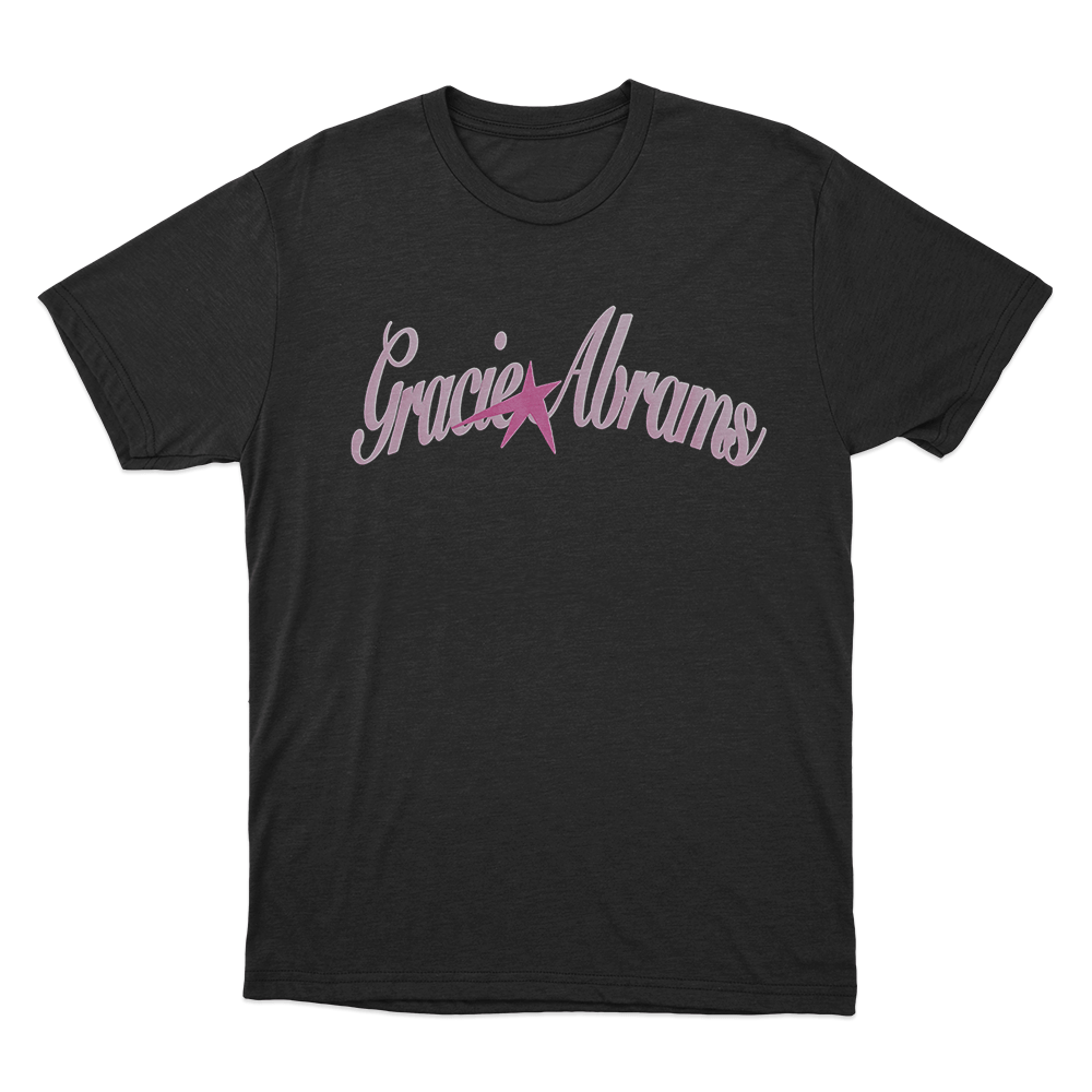 Gracie Abrams Pink Star Unisex T Shirt Black Gracie Abrams Pink Star Unisex T Shirt Black