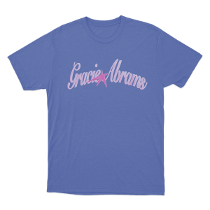 Gracie Abrams Pink Star Unisex T Shirt Blue