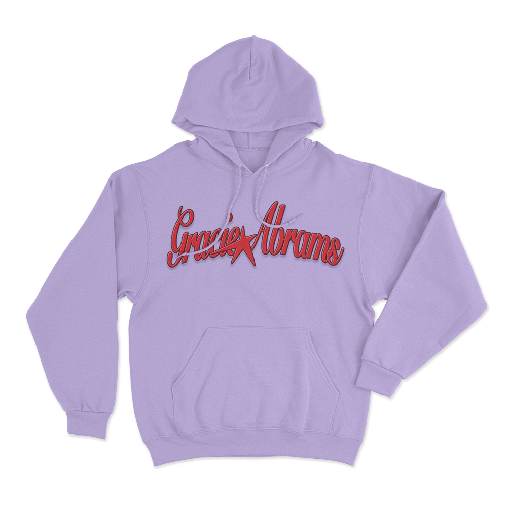 Gracie Abrams Red Star Unisex Hoodie Purple Gracie Abrams Red Star Unisex Hoodie Purple