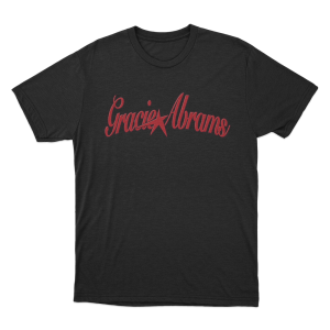 Gracie Abrams Red Star Unisex T Shirt Black