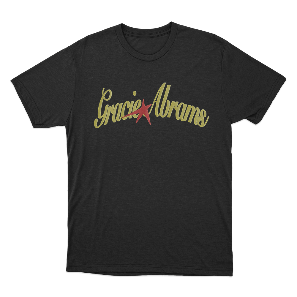 Gracie Abrams Yellow Star Unisex T Shirt Black Gracie Abrams Yellow Star Unisex T Shirt Black
