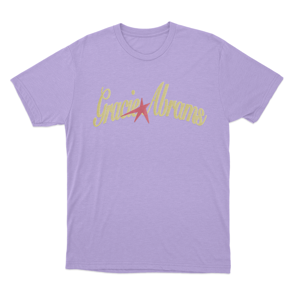 Gracie Abrams Yellow Star Unisex T Shirt Purple Gracie Abrams Yellow Star Unisex T Shirt Purple