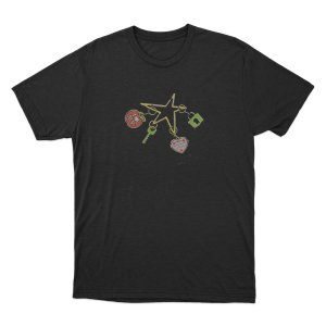 Toronto Maple Leaf Charm Popup Unisex T Shirt Black
